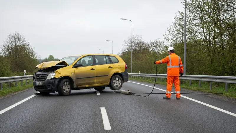 Enlèvement d'épaves accidentées : étapes clés