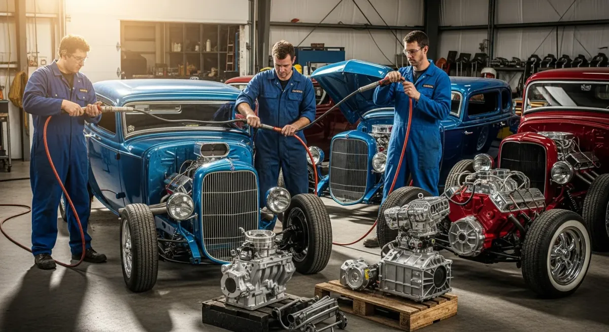 Atelier Hanksville Hot Rods spécialisé préparation hot rods Paris