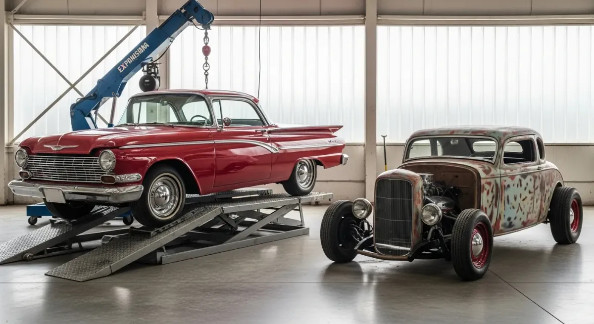 Préparation moteur V8 hot rod atelier professionnel Paris